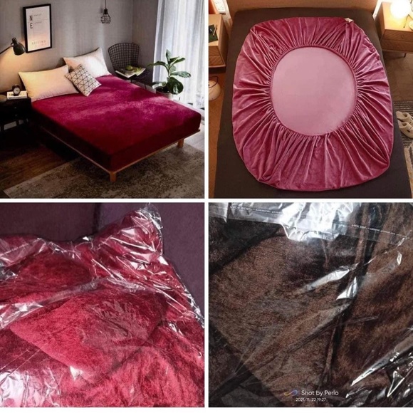 Queen sheet with 2 pillows - Picture 2 of 2